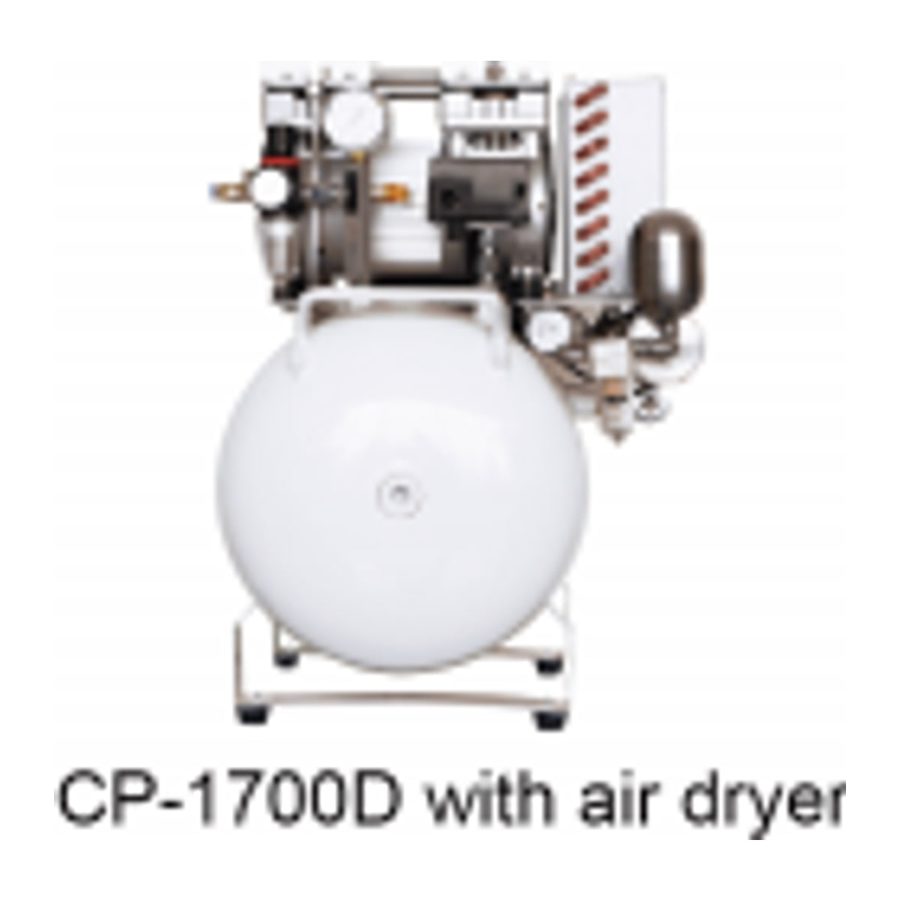Silent Oil Free Air Compressor DL-1700D