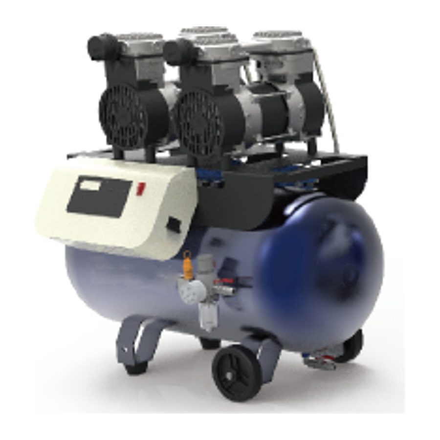Silent Oil Free Air Compressor DL-DA803 Digital control