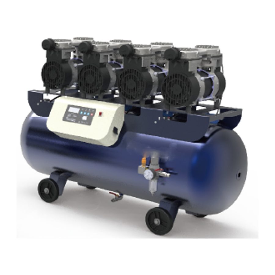 Silent Oil Free Air Compressor DL-DA807 Digital control