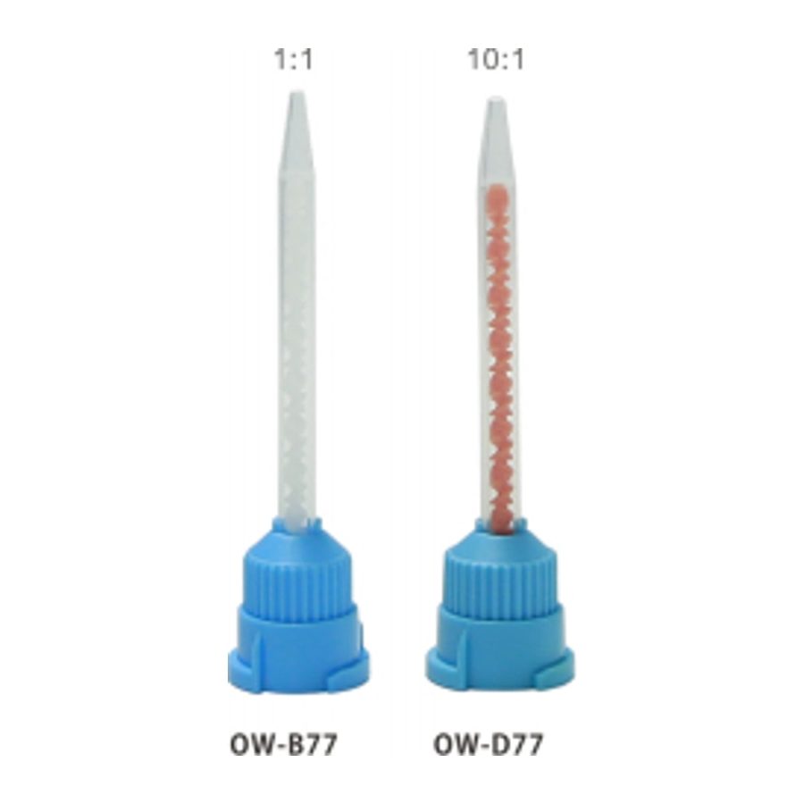 Static mixing tube Static mixing tube cusp blue-77mm 1:1 blue-77mm 10:1